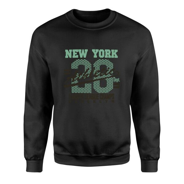NY Athletic Sweatshirt M - Siyah