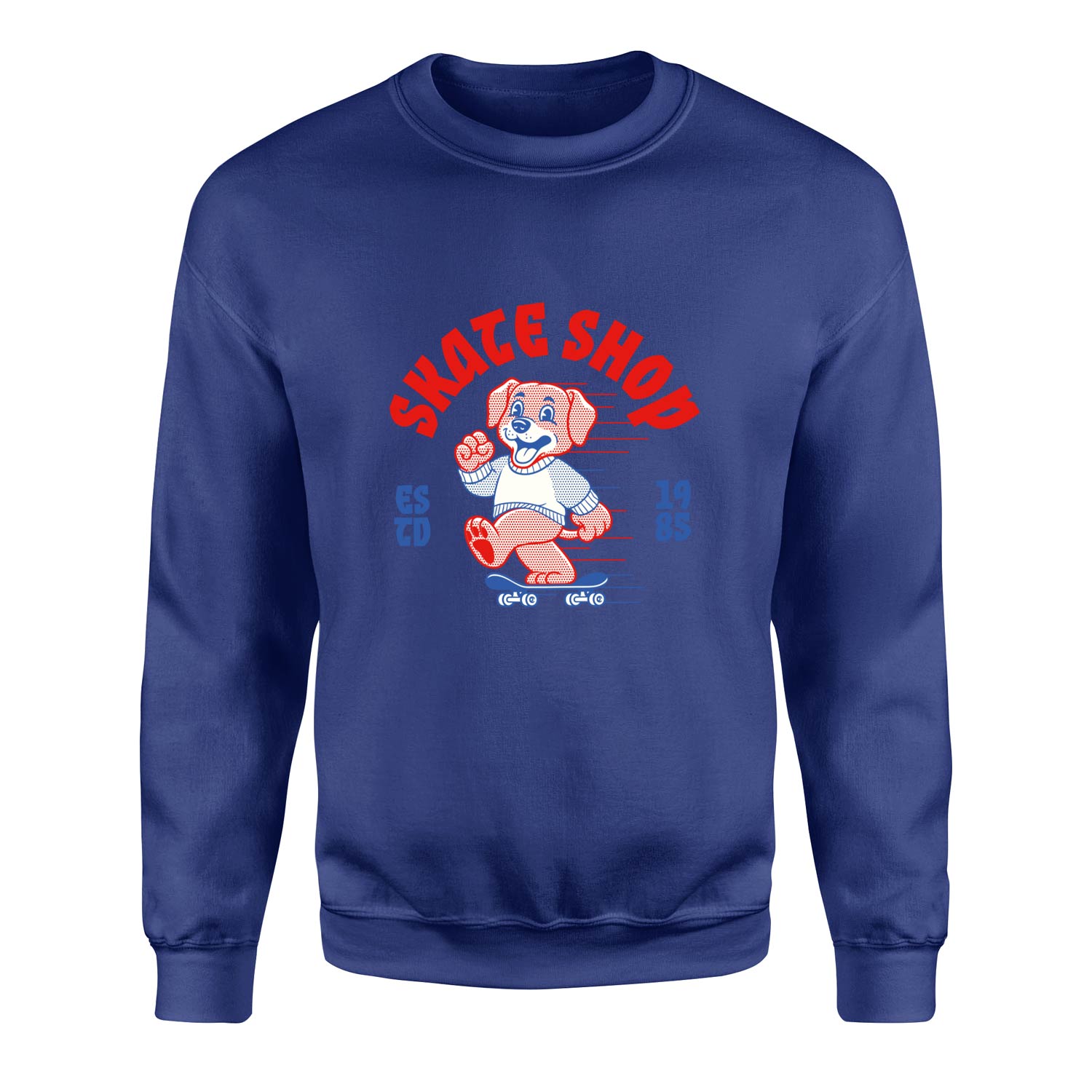 Skate Shop Sweatshirt S - İndigo Mavisi