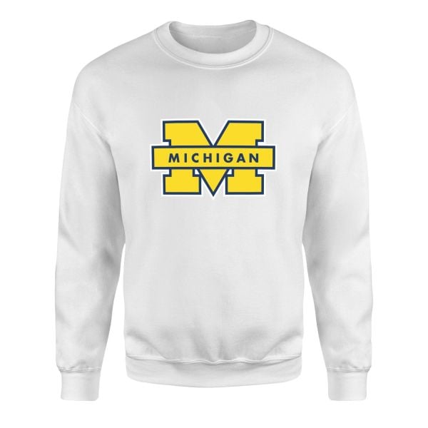 Michigan Wolverines Sweatshirt XL - Beyaz