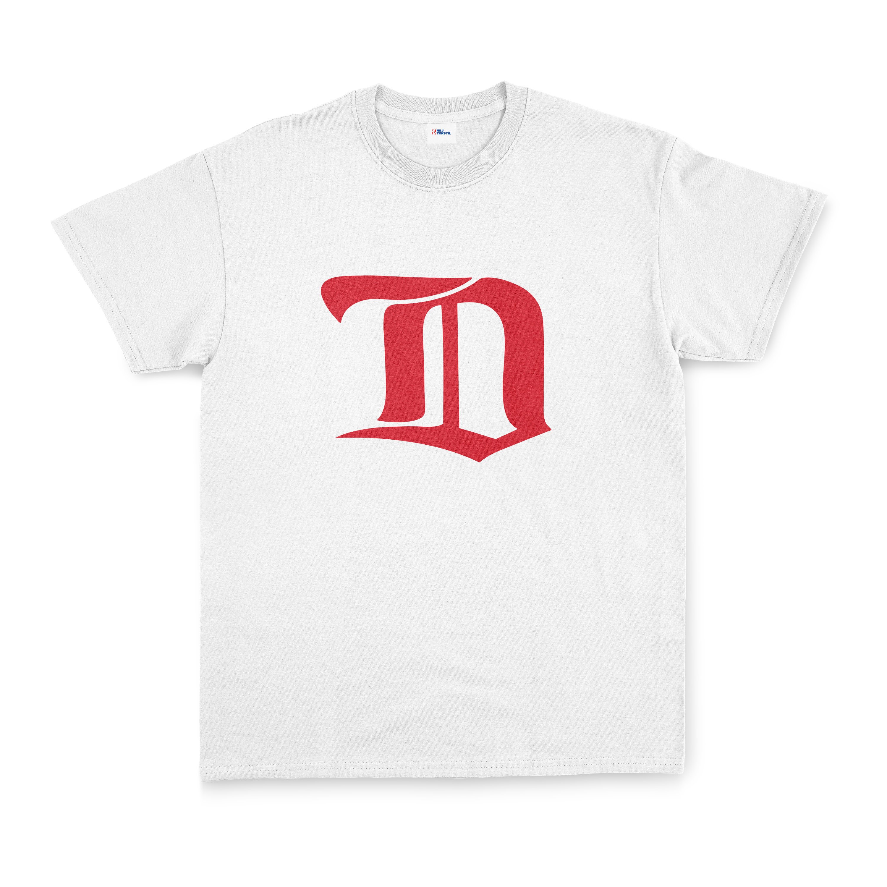 Detroit Red Wings Retro Tişört S - Beyaz