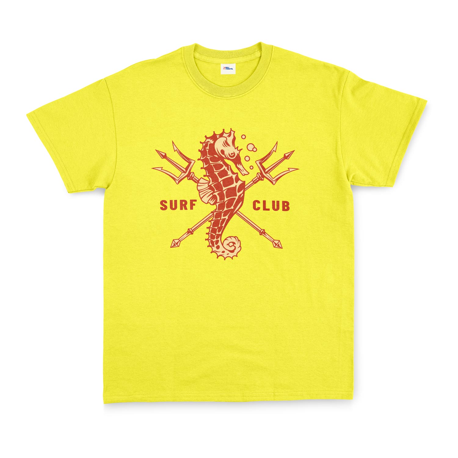 Sea Horse Surf Club Tişört M - Sarı