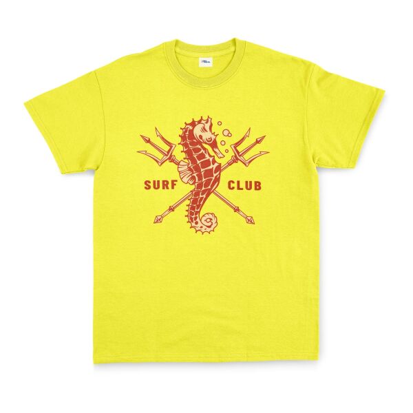 Sea Horse Surf Club Tişört M - Sarı