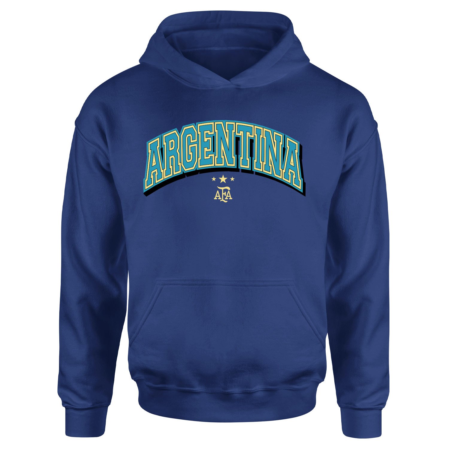 Arjantin 2026 Varsity Hoodie M - İndigo Mavisi