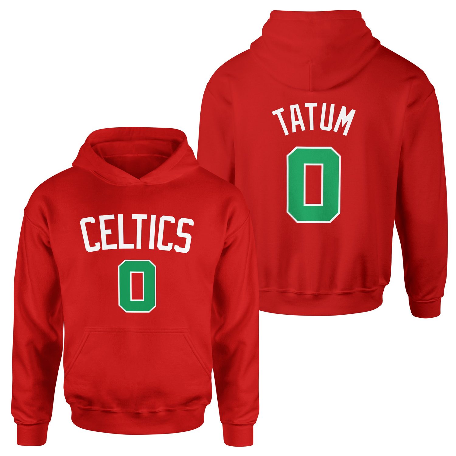 Jason Tatum 0 Forma Hoodie XXL - Kırmızı