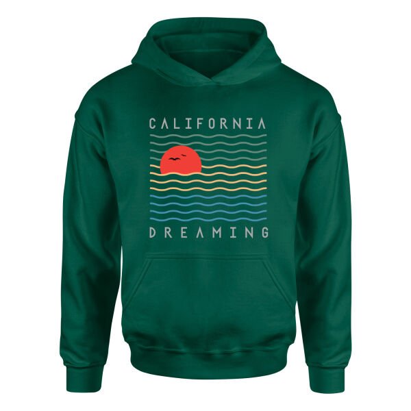 California Dreamin’ Hoodie M - Nefti Yeşili