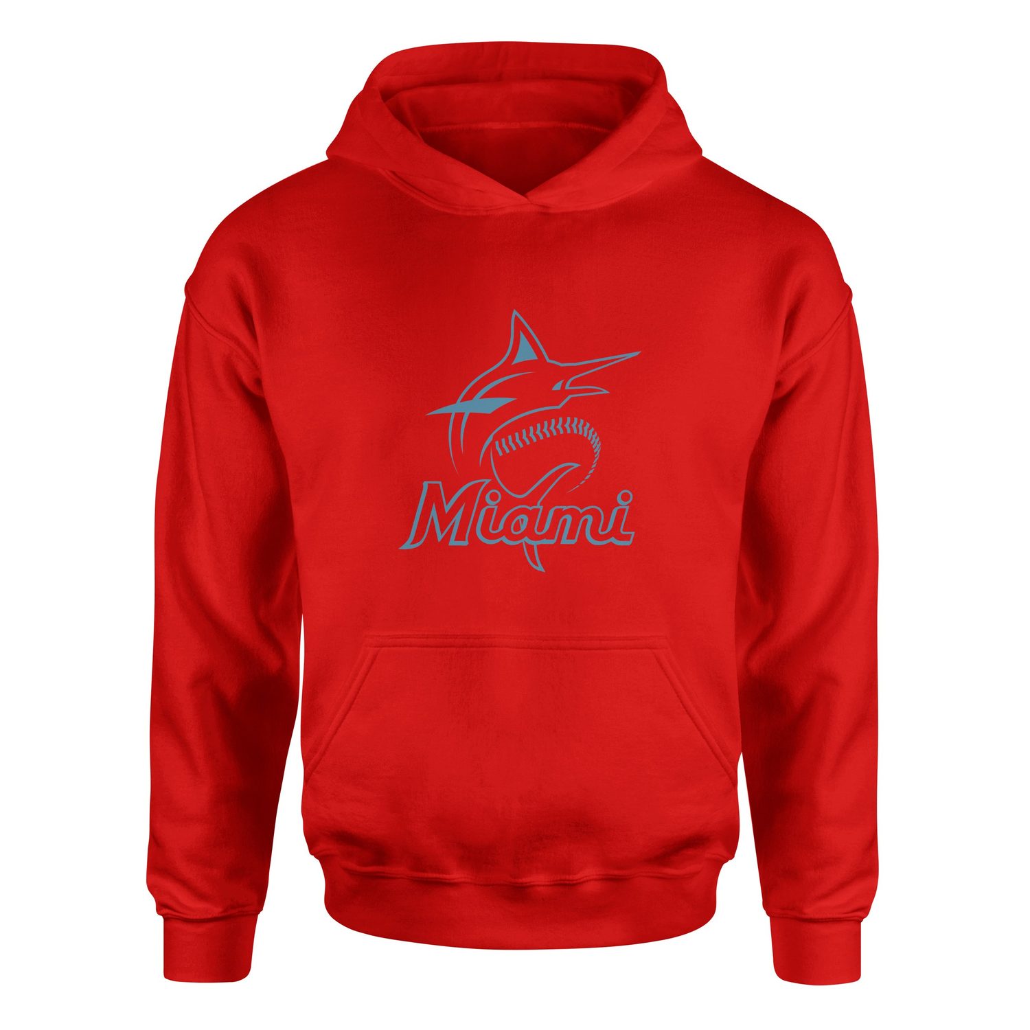 The Marlins Hoodie S - Kırmızı