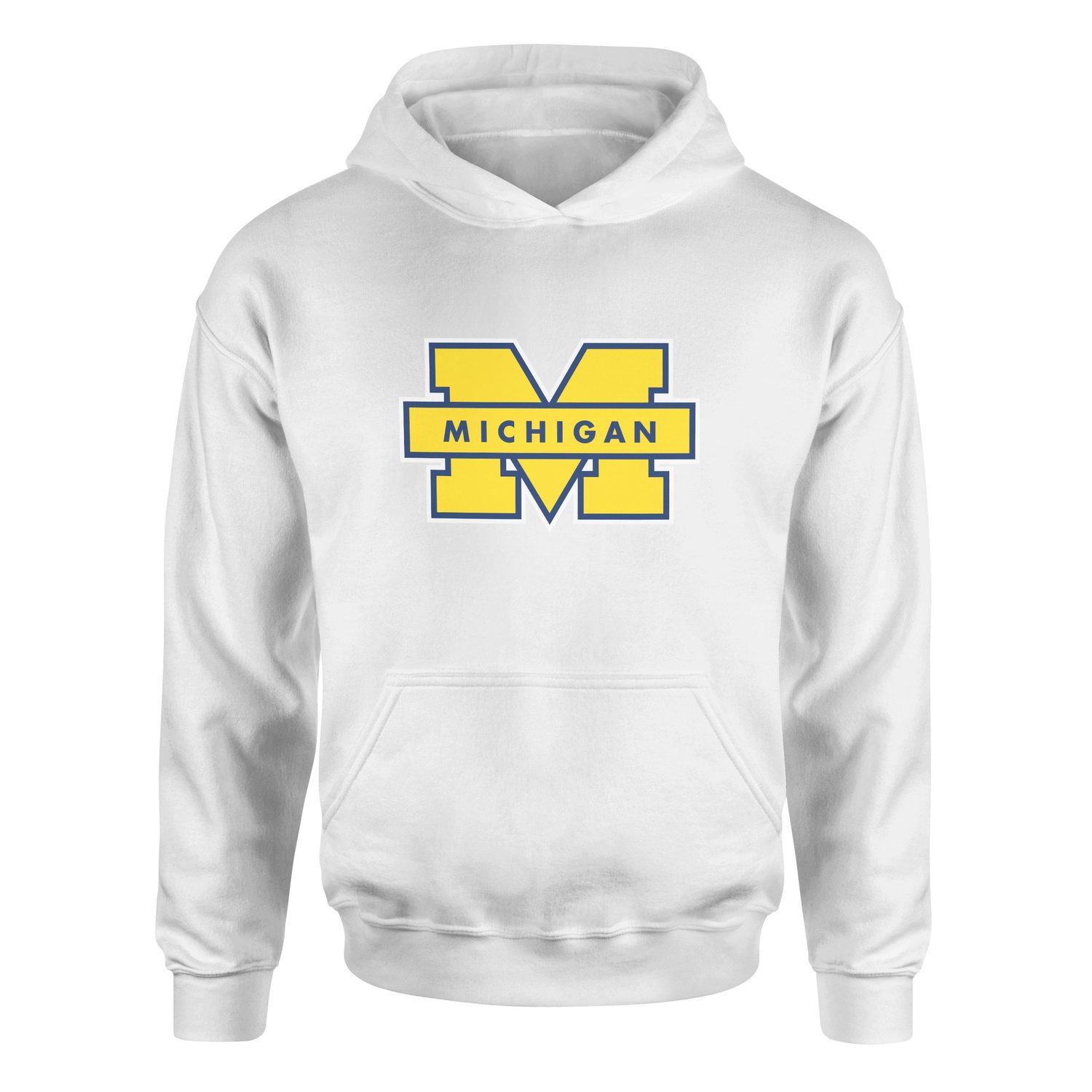 Michigan Wolverines Hoodie S - Beyaz