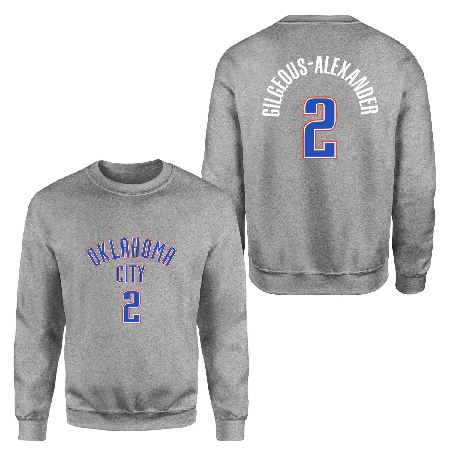 Shai Gilgeous-Alexander Oklahoma Forma Sweatshirt S - Gri