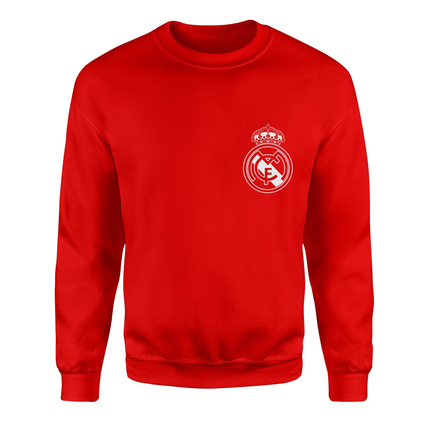 Real Madrid Badge Sweatshirt XXL - Kırmızı