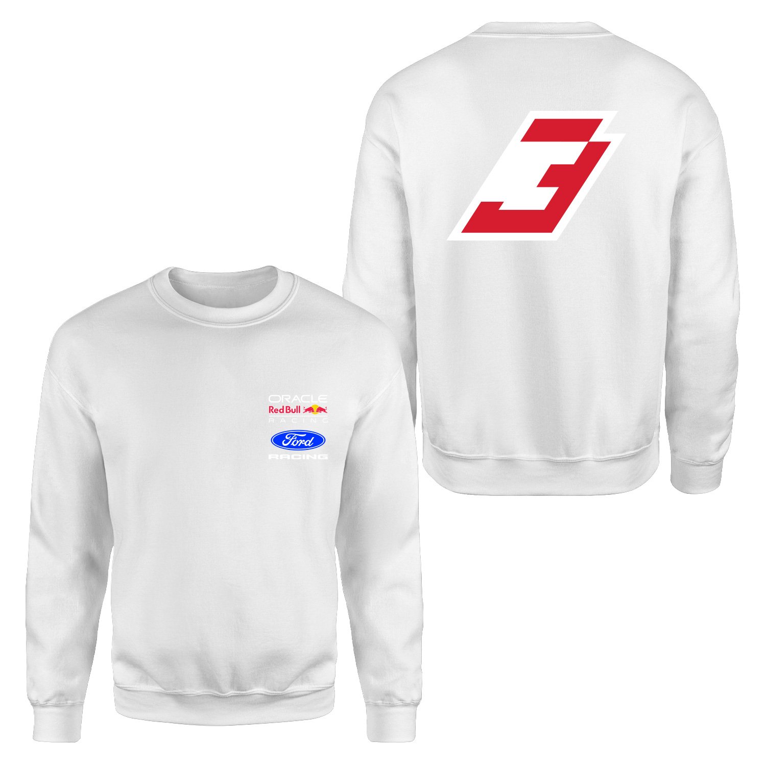 Max Verstappen Red Bull Jersey Sweatshirt XXL - Beyaz
