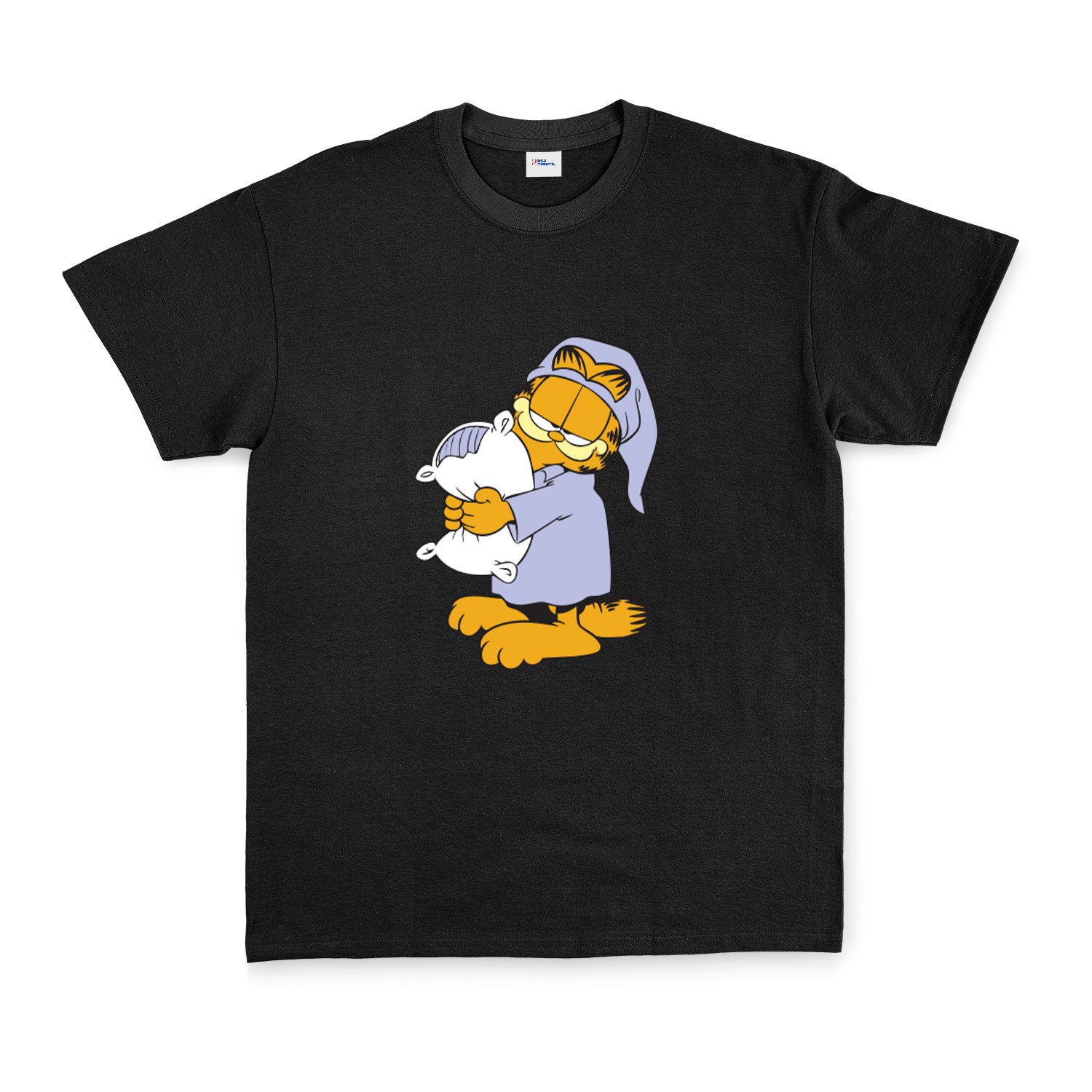 Garfield Tişört XXL - Siyah