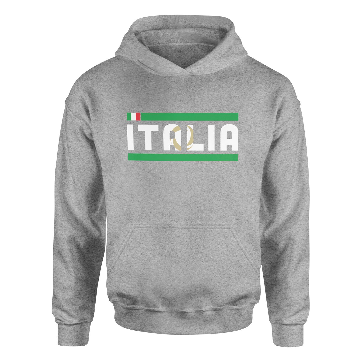 Italia Hoodie L - Gri