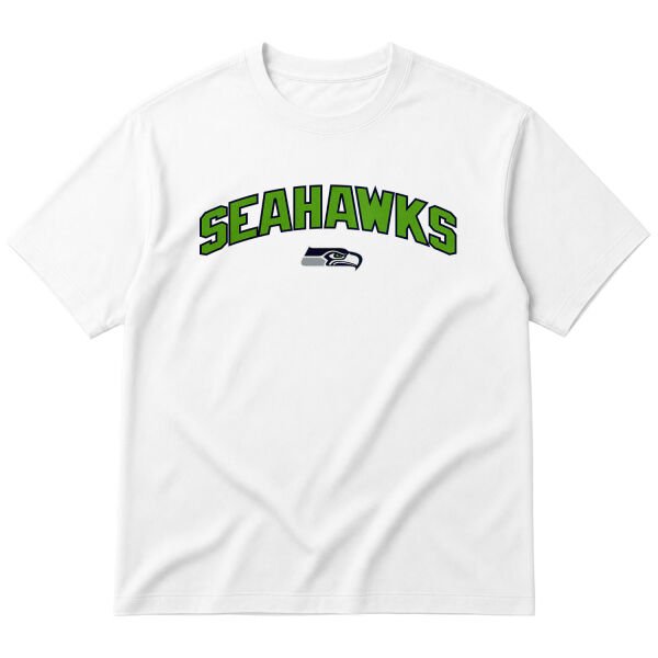 Go Seahawks Oversize Tişört M - Beyaz