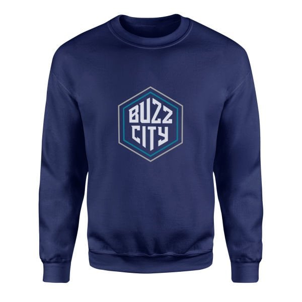 Buzz City Sweatshirt S - İndigo Mavisi