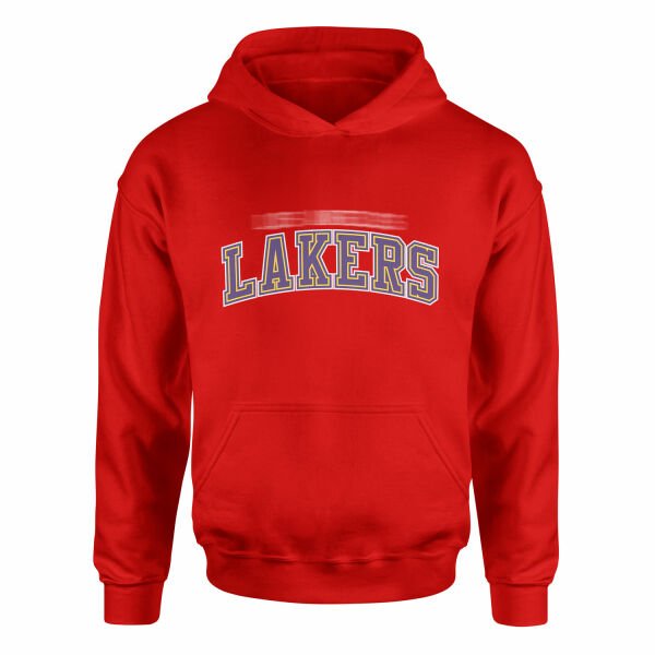 Los Angeles Hoodie L - Kırmızı