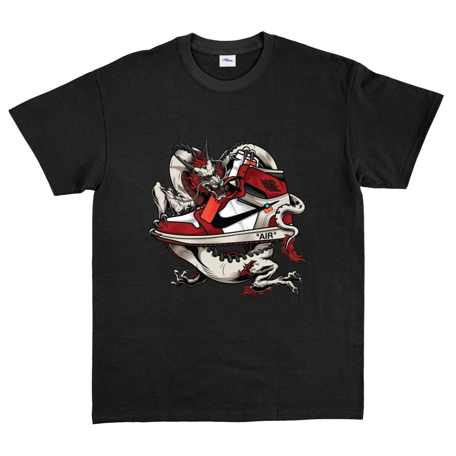 Air Jordan Dragon Tişört L - Siyah