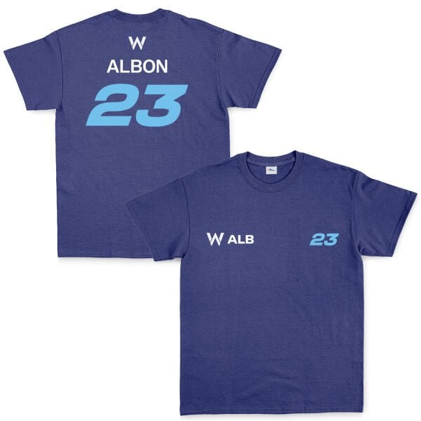 Alexander Albon 23 Driver Basic Tişört