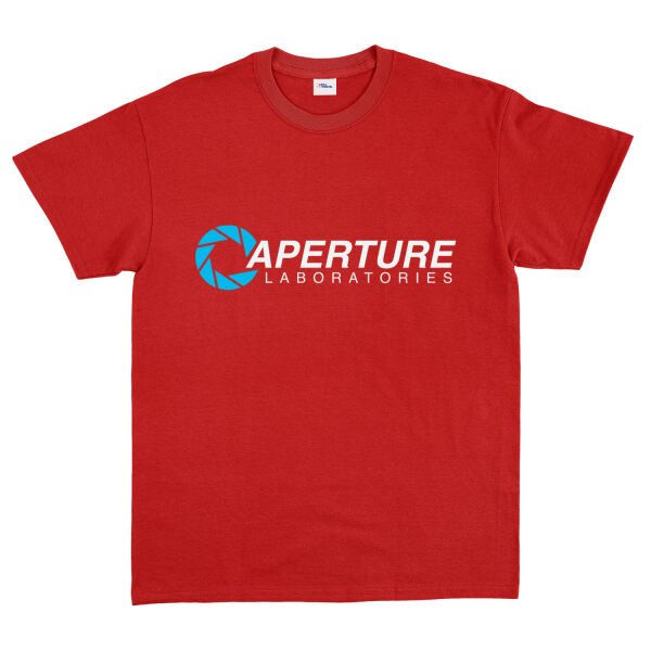 Aperture Laboratories | Half-Life Tişört XL - Kırmızı