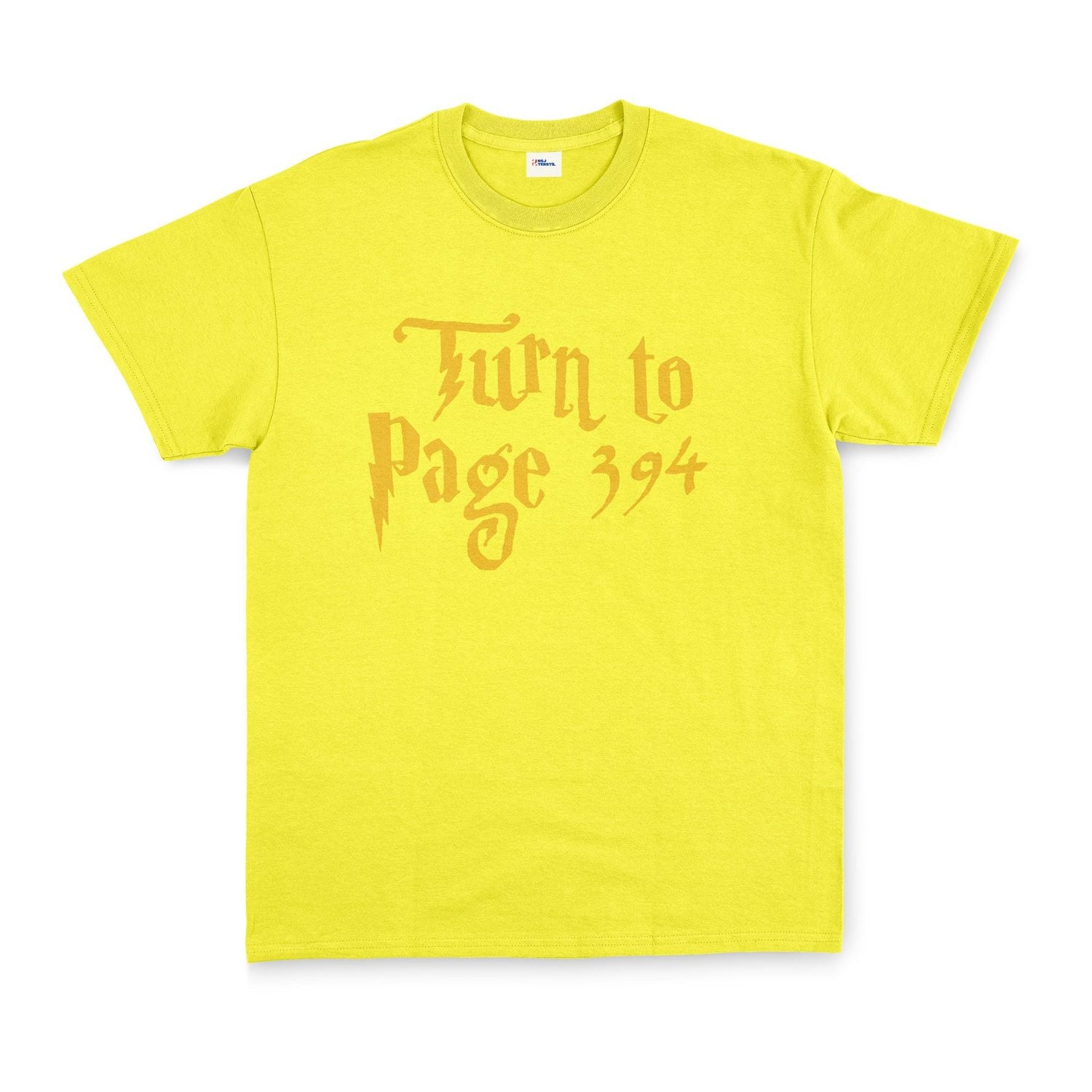 Turn to Page 394 Tişört XXL - Sarı
