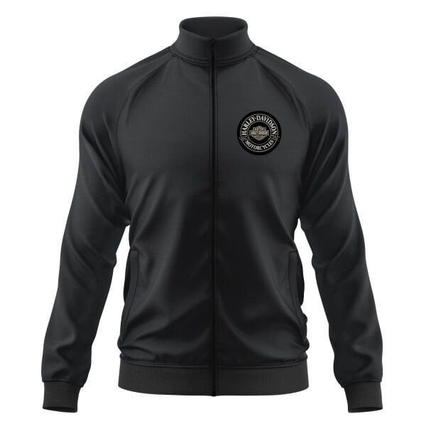 Harley Davidson Badge Fermuarlı Sweatshirt