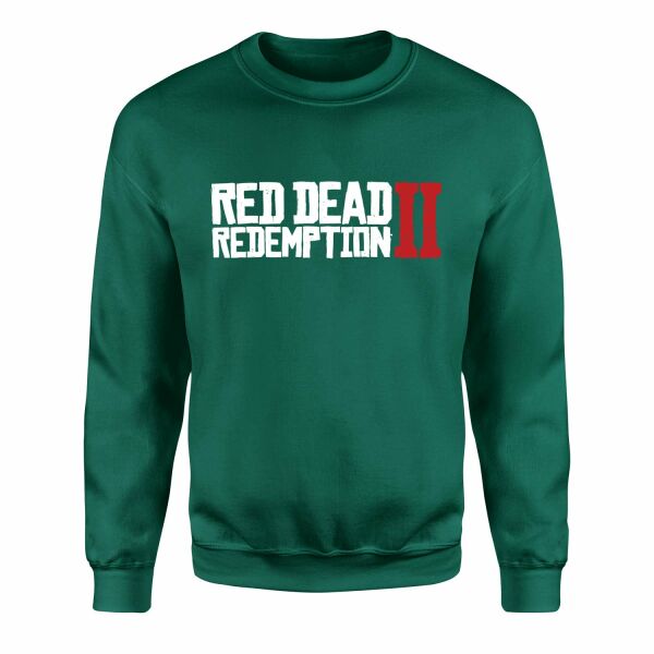 Red Dead Redemption II Sweatshirt M - Nefti Yeşili