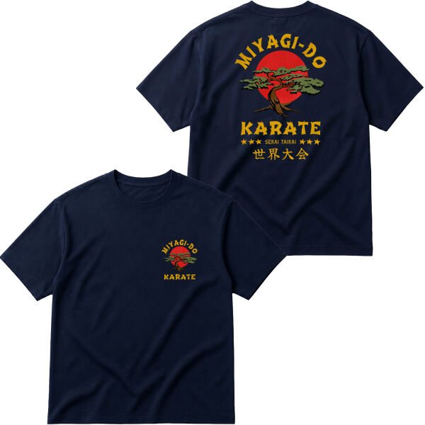 Miyagi Do Karate Oversize Tişört M - İndigo Mavisi