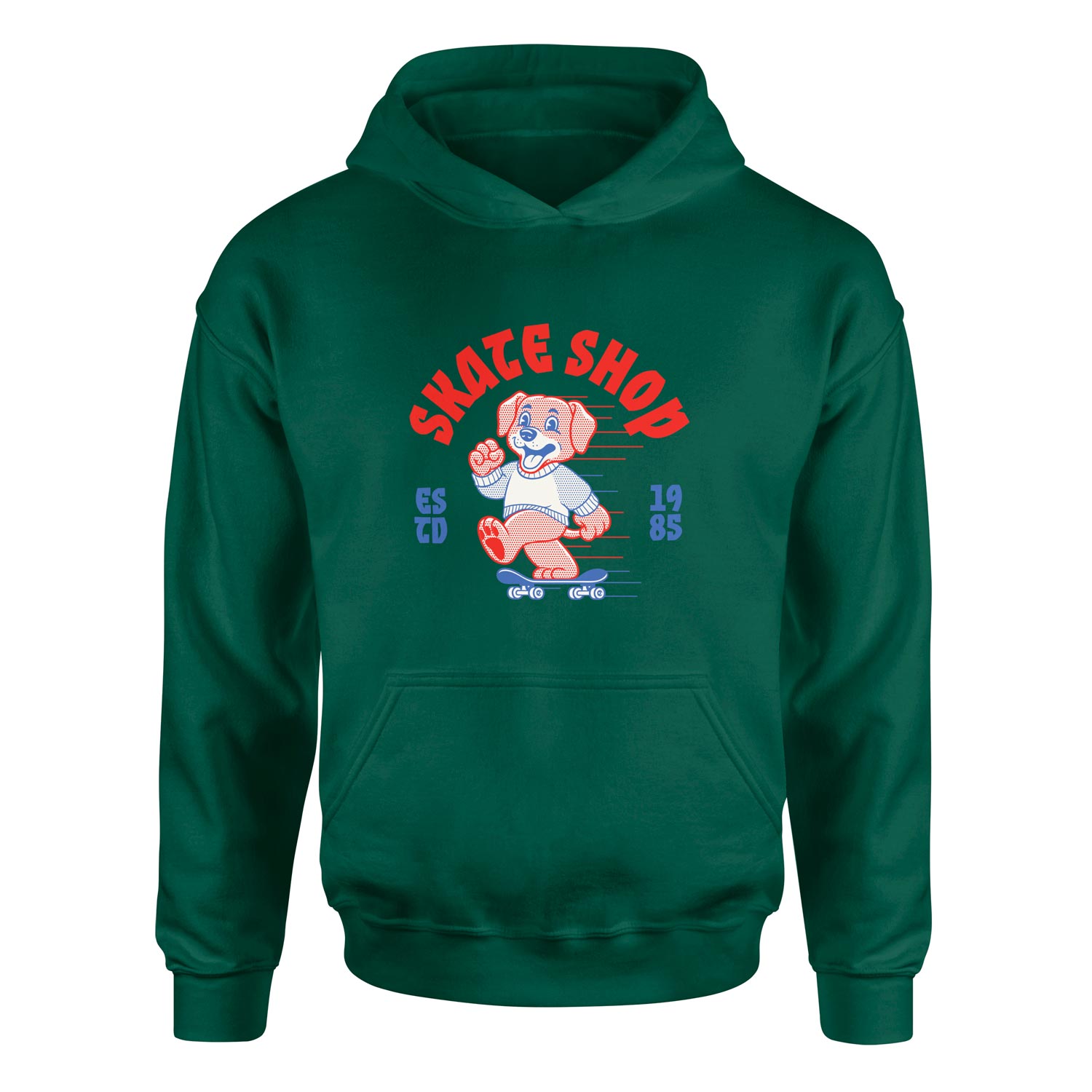 Skate Shop Hoodie S - Nefti Yeşili