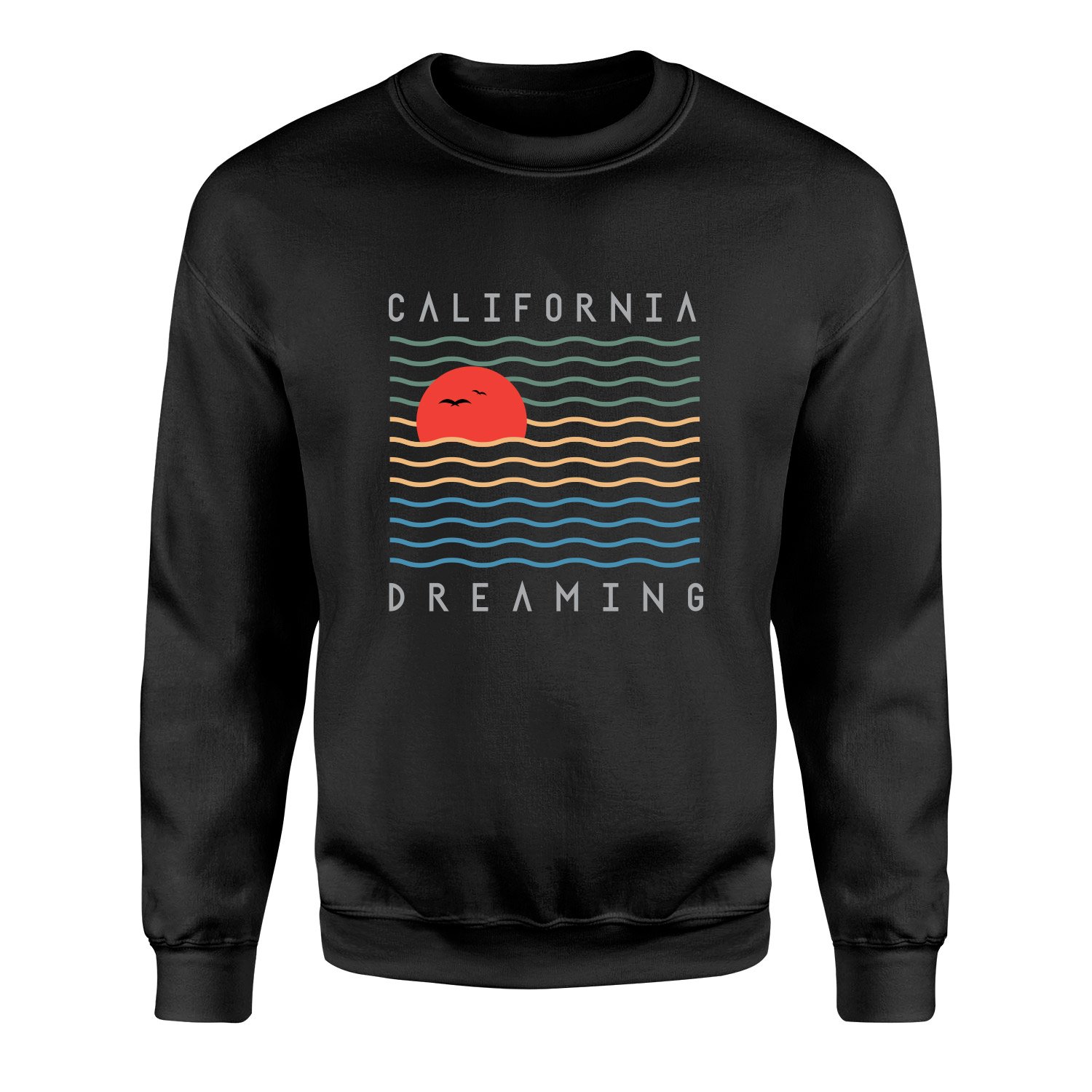 California Dreamin’ Sweatshirt S - Siyah