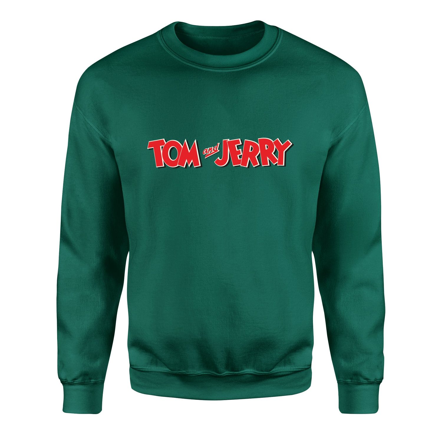 Tom and Jerry Sweatshirt L - Nefti Yeşili