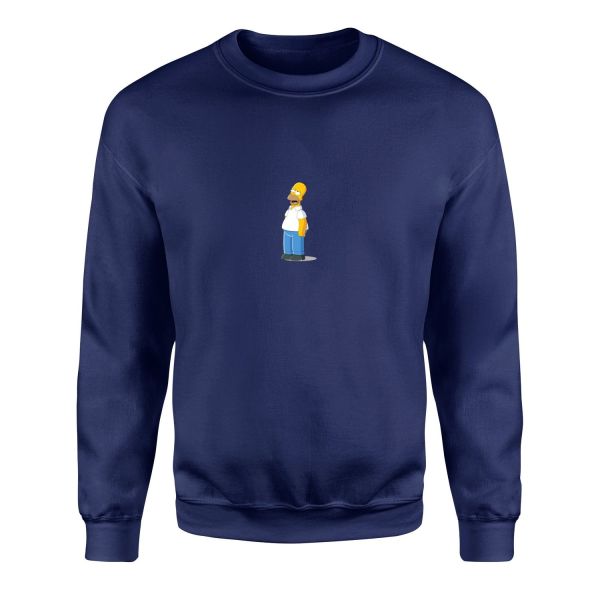 Homer Simpson, Everyday Hero | The Simpsons Sweatshirt XL - İndigo Mavisi