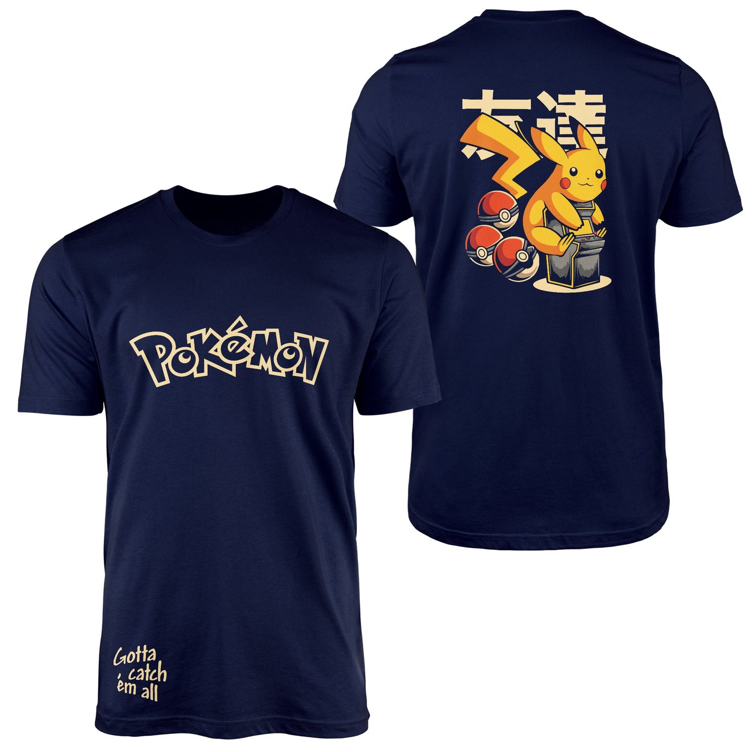 POKEMON Pikachu SE Tişört XL - İndigo Mavisi