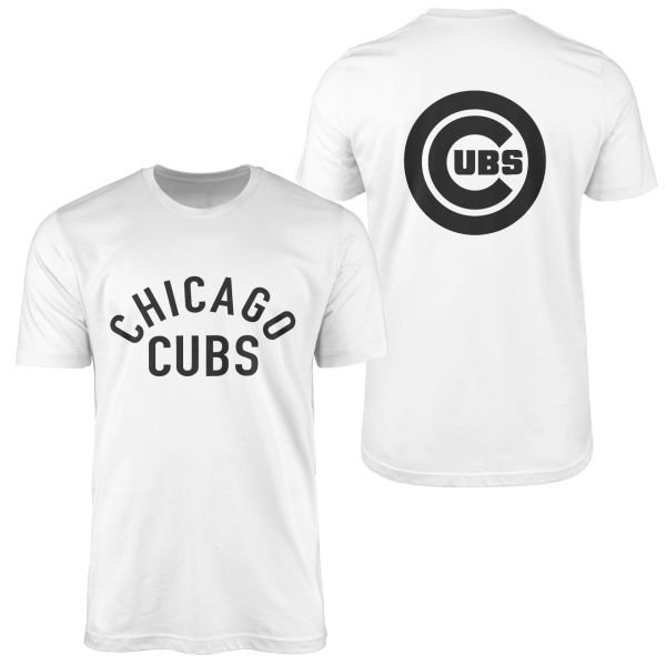 Chicago Cubs Muted Tişört M - Beyaz