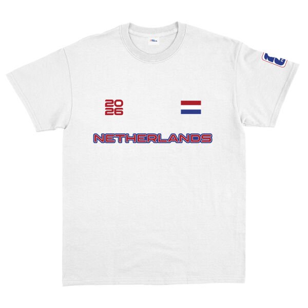 Hollanda 2026 Tişört M - Beyaz