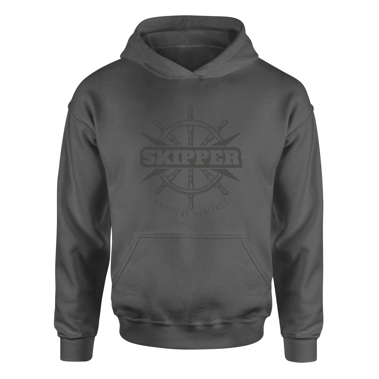Skipper Denizci Hoodie S - Füme