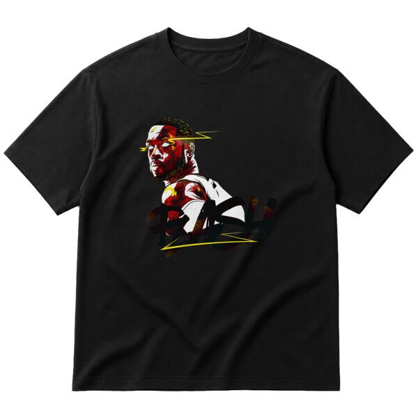 Dwayne “Flash” Wade Oversize Tişört L - Siyah