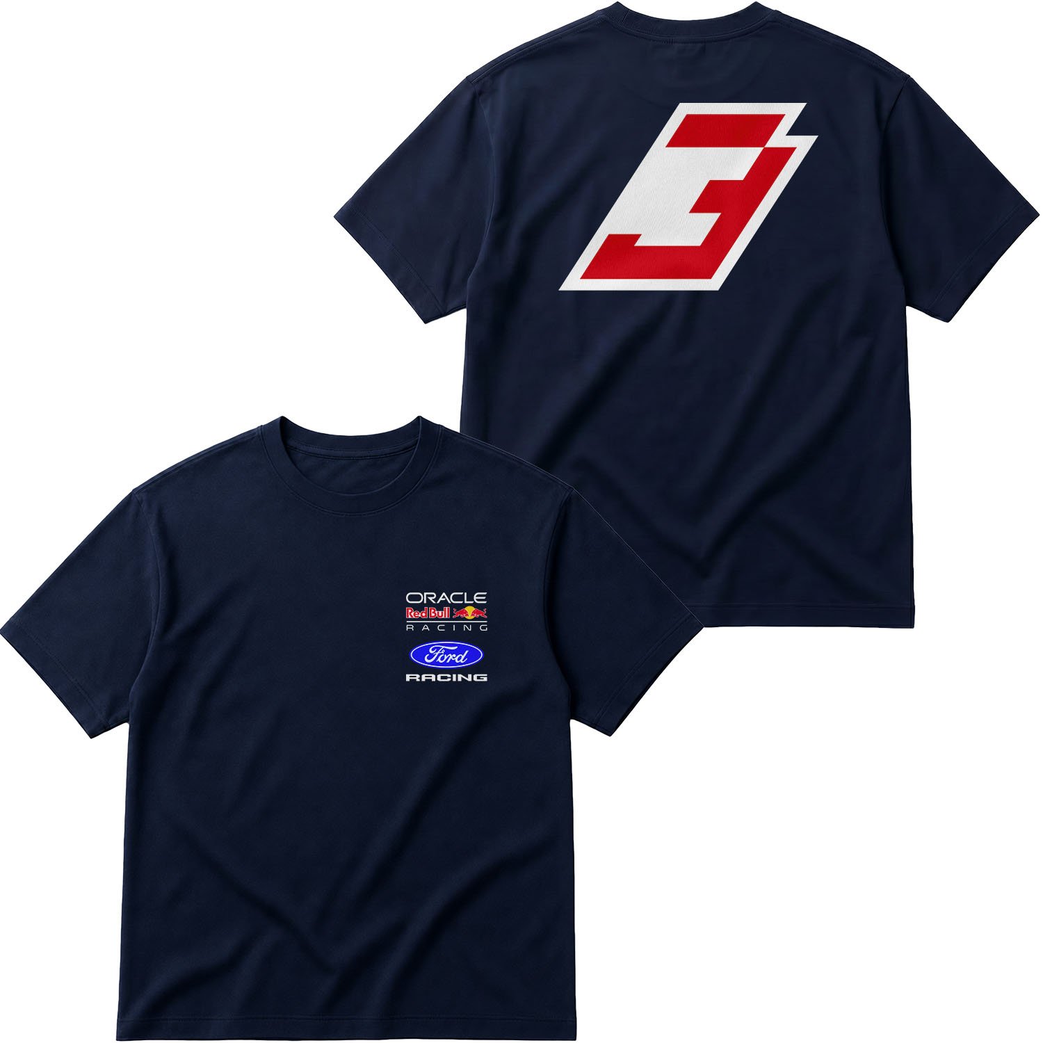 Max Verstappen Red Bull Jersey Oversize Tişört L - İndigo Mavisi