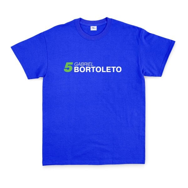 Gabriel Bortoleto 5 Tişört L - Mavi