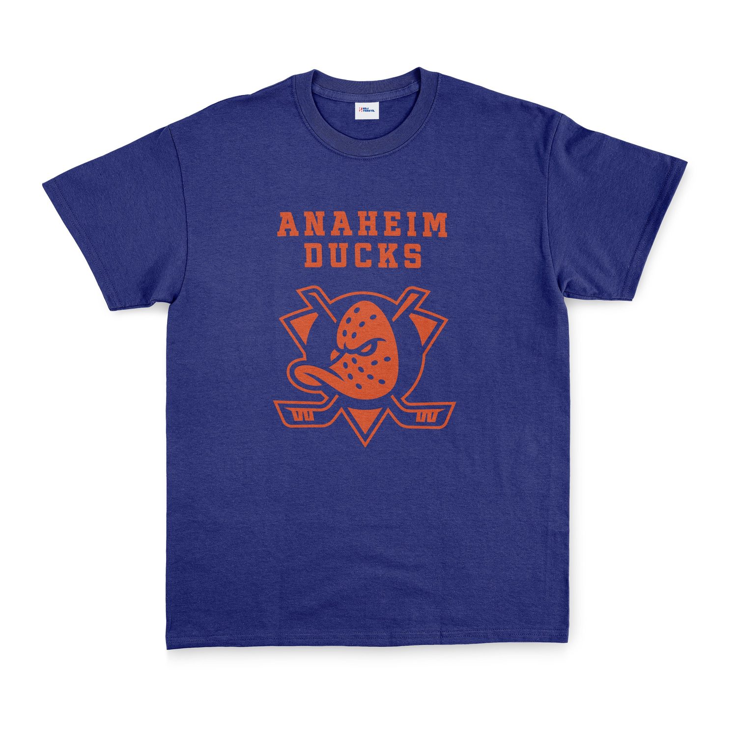 Anaheim Ducks Tişört XL - İndigo Mavisi