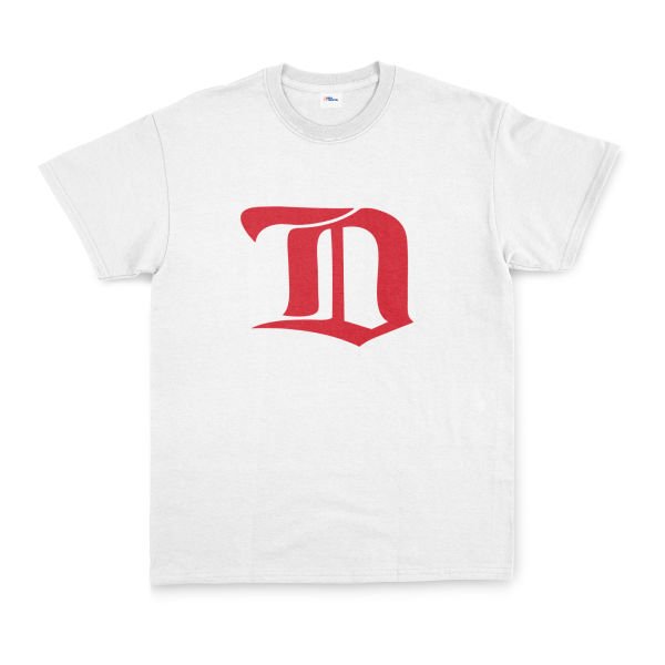 Detroit Red Wings Retro Tişört XL - Beyaz