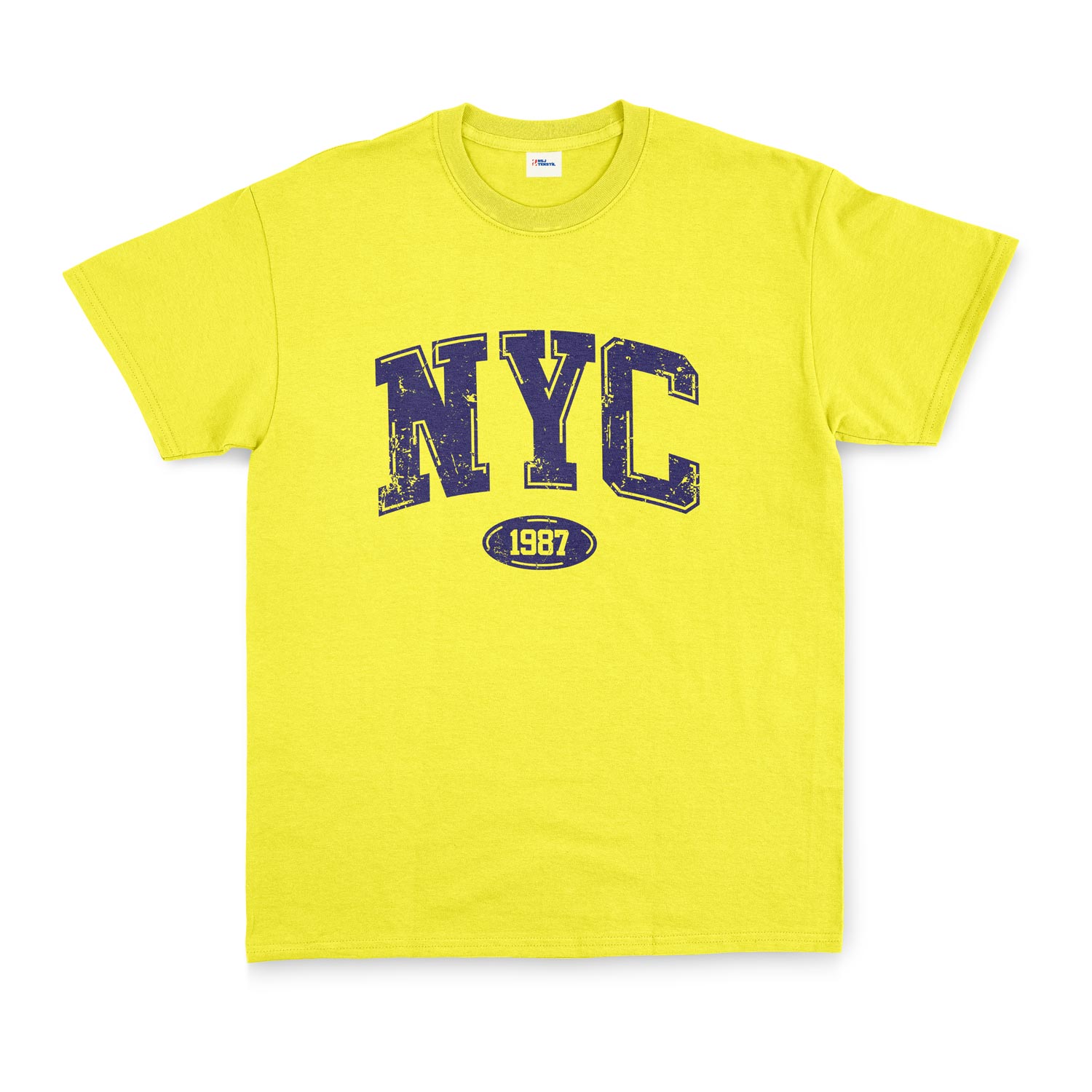 NYC 1987 Tişört L - Sarı