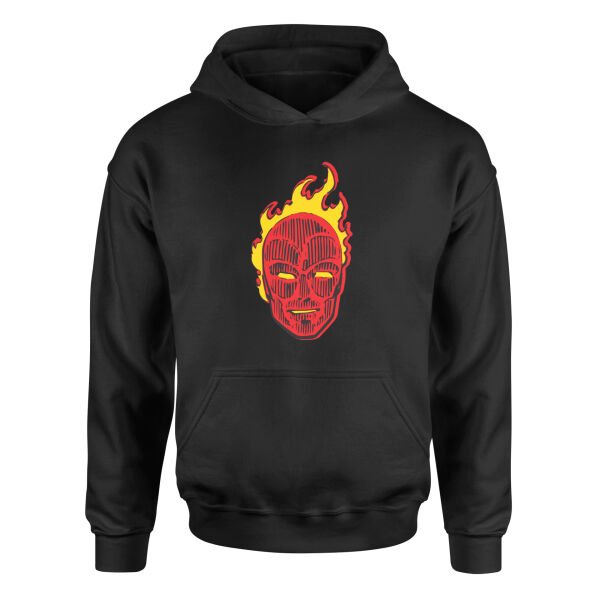 Human Torch Hoodie L - Siyah