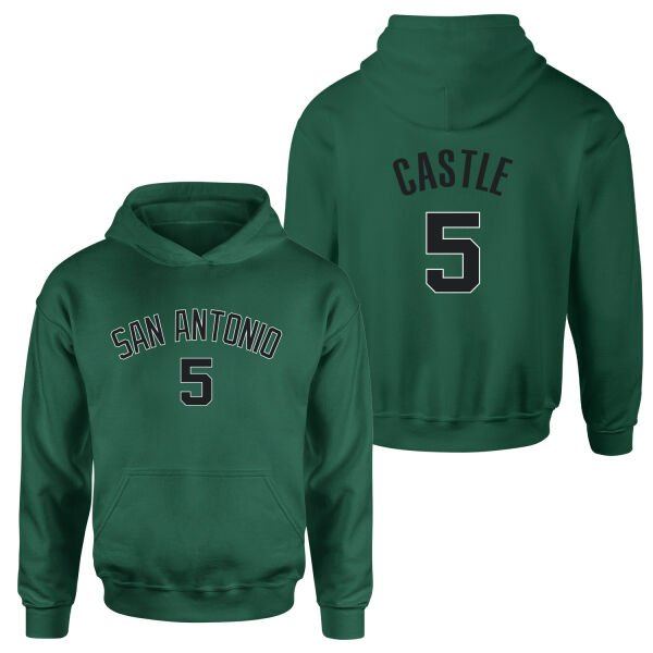 Stephon Castle San Antonio 5 Forma Hoodie M - Nefti Yeşili