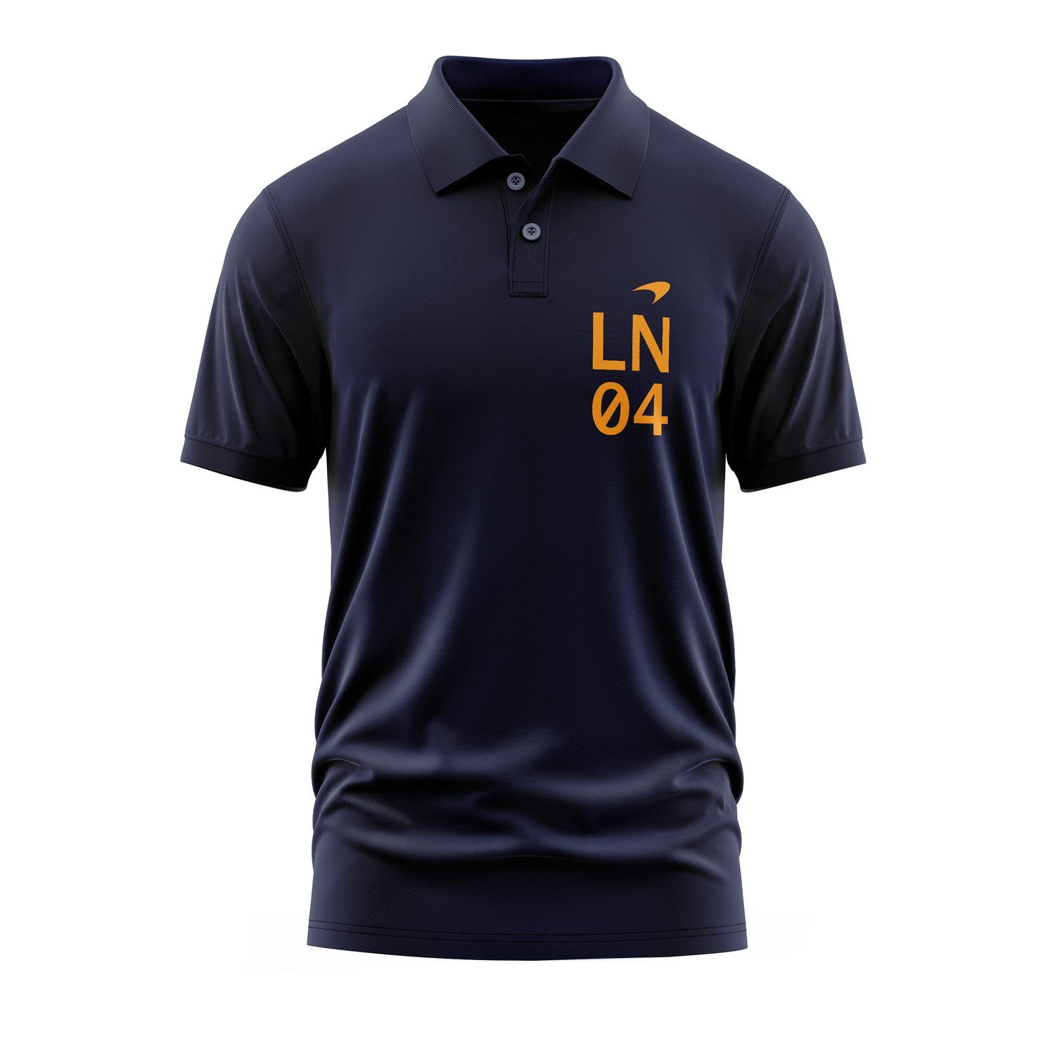 Lando Norris LN04 MCL Mastery Polo Tişört M - İndigo Mavisi