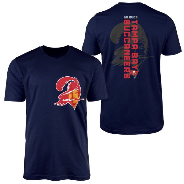 Tampa Bay Buccaneers GO BUCS SE Edition Tişört L - İndigo Mavisi