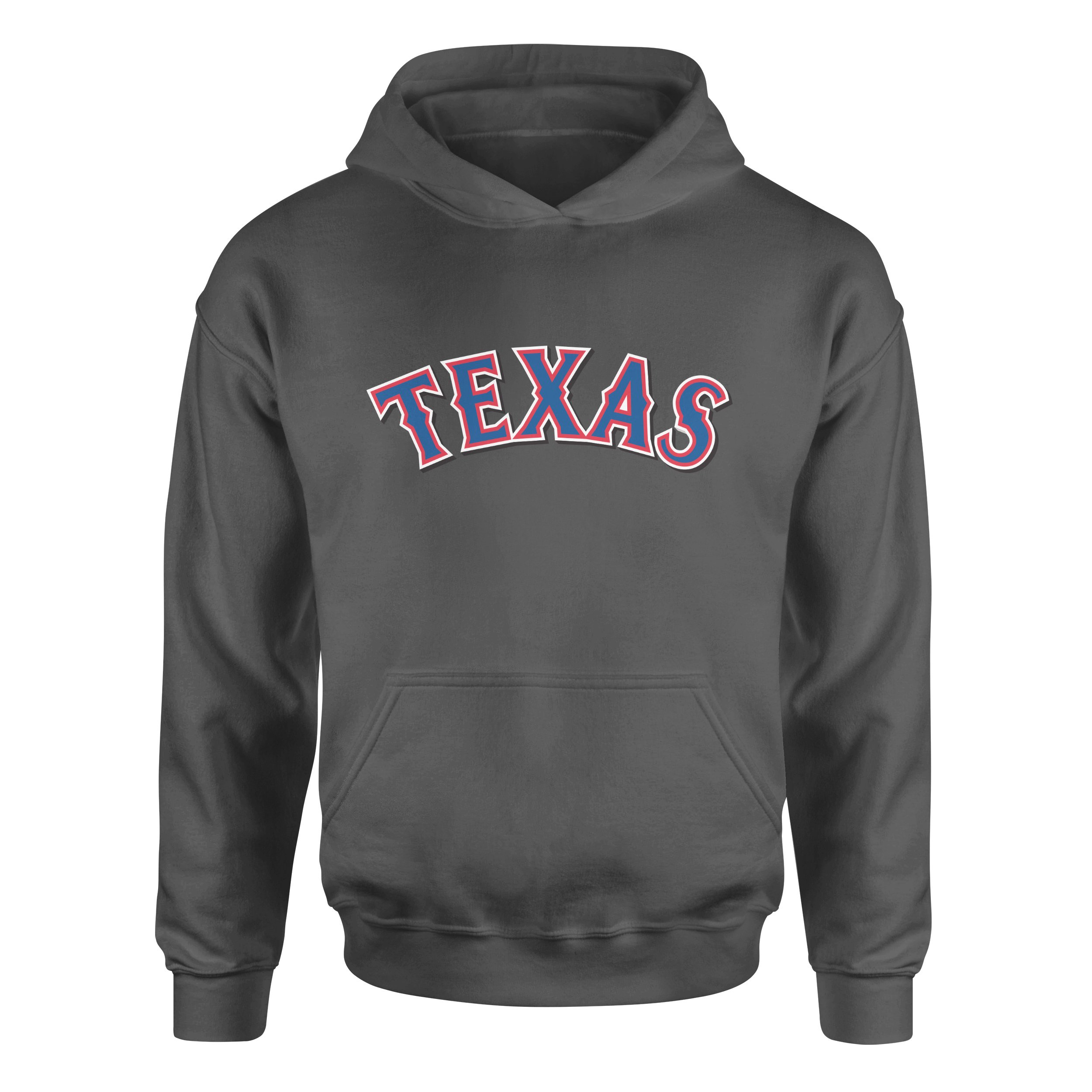 Texas Rangers Arch Hoodie M - Füme