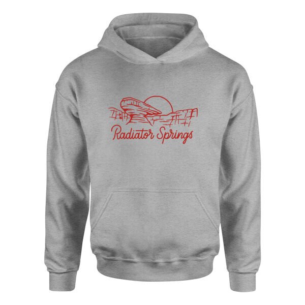 Radiator Springs Hoodie M - Gri