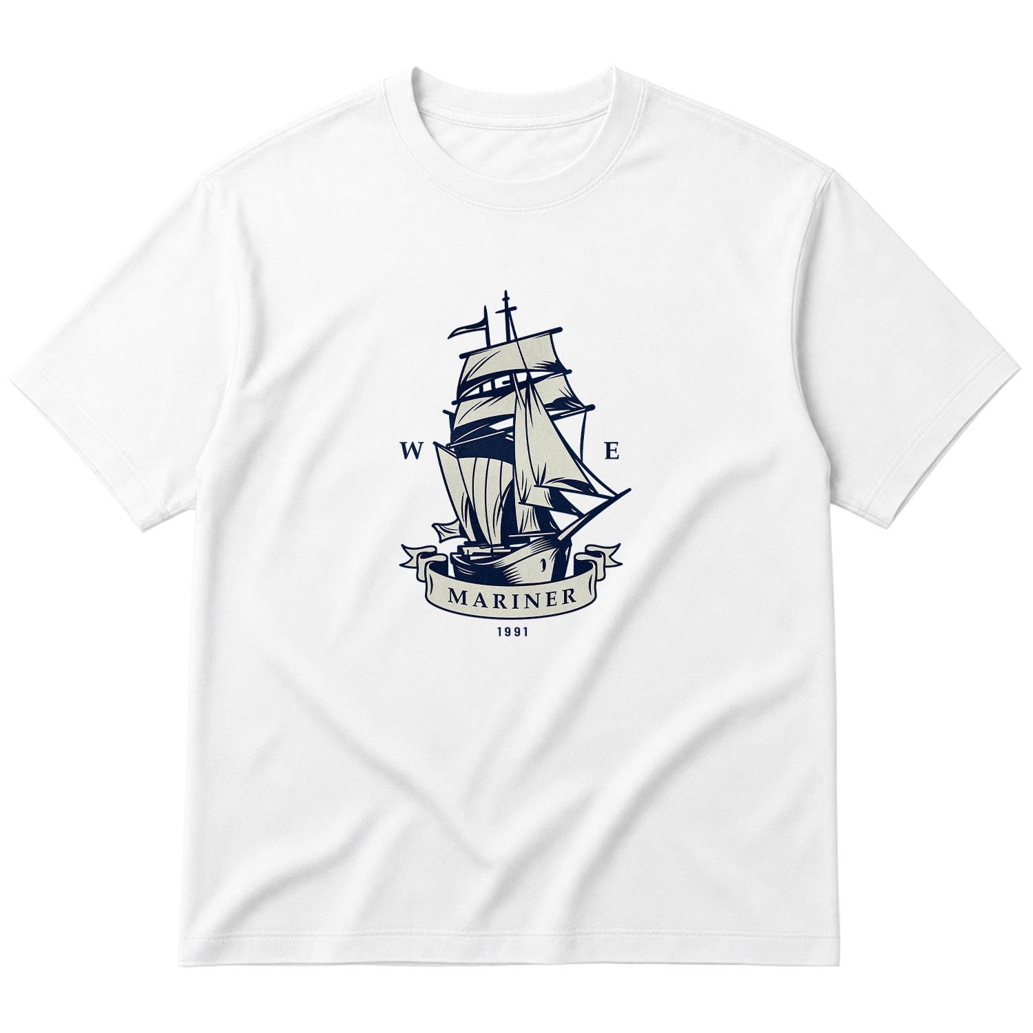 Mariner Denizci Oversize Tişört