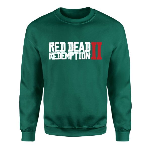 Red Dead Redemption II Sweatshirt XL - Nefti Yeşili