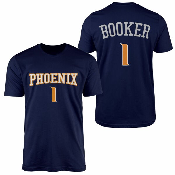 Devin Booker Phoenix Forma Tişört L - İndigo Mavisi