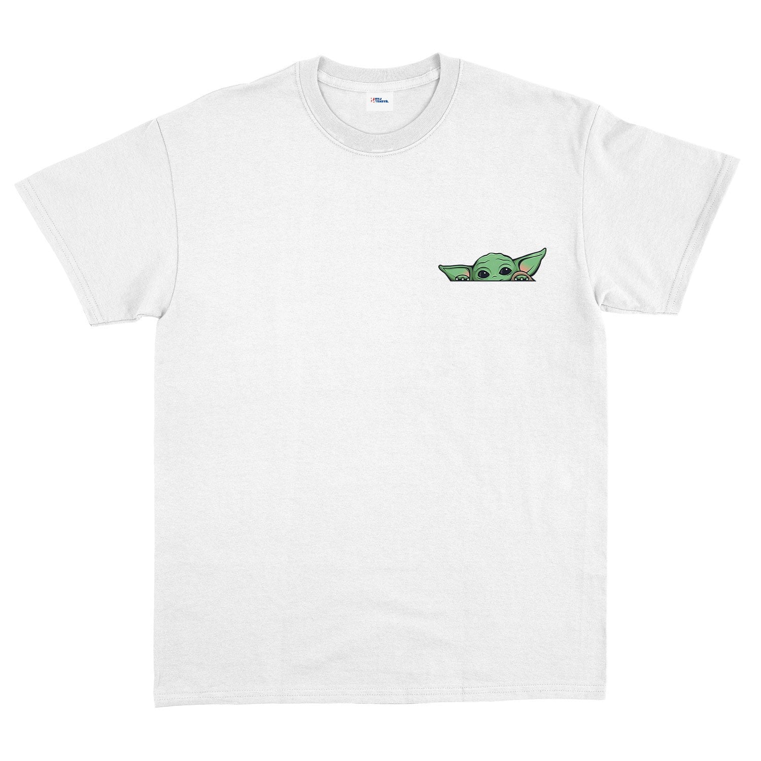 Baby Yoda Tişört XL - Beyaz